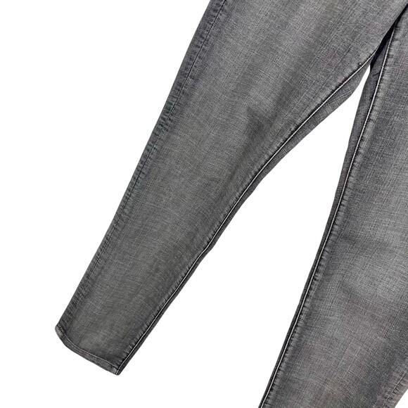 Vintage 80s Sasson Jeans Gray Jeweled Mid Rise Skinny Leg Shuffle 32x33 Size 10 - Picture 5 of 10